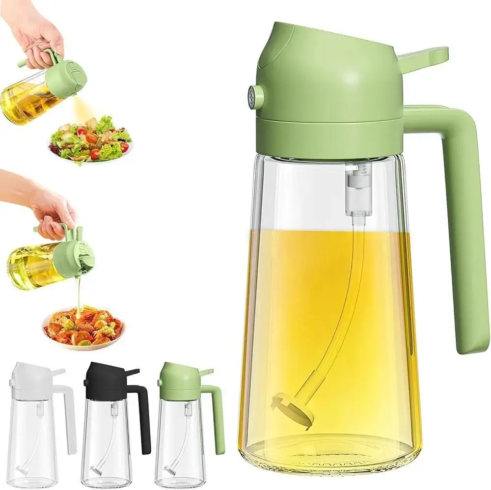 2-in-1 Glass Oil Bottle (470 ml) - Image 2
