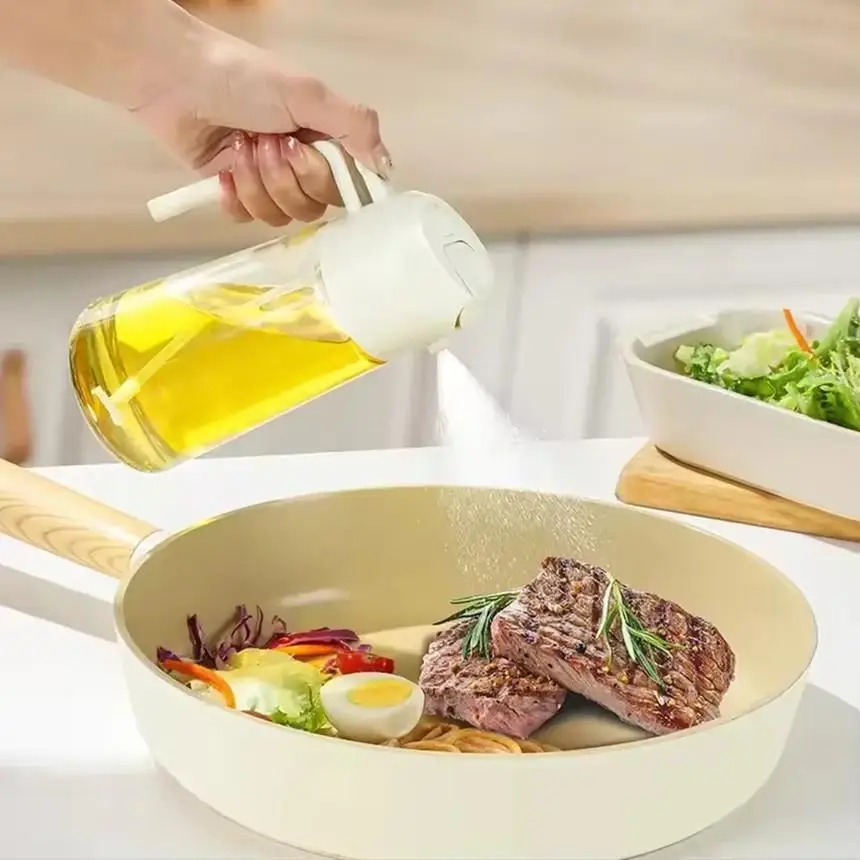 2-in-1 Glass Oil Bottle (470 ml) - Image 3