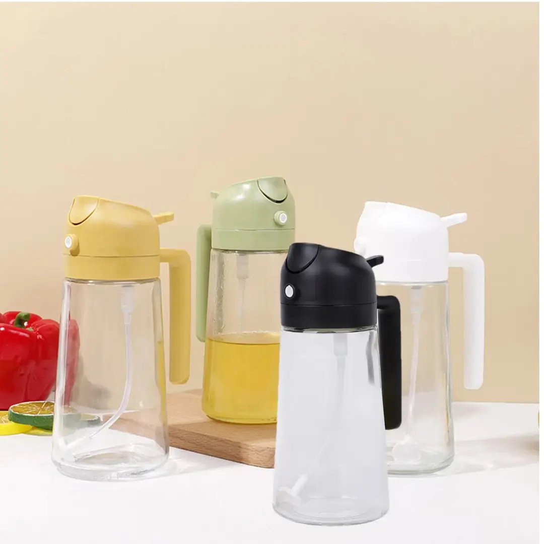 2-in-1 Glass Oil Bottle (470 ml) - Image 5
