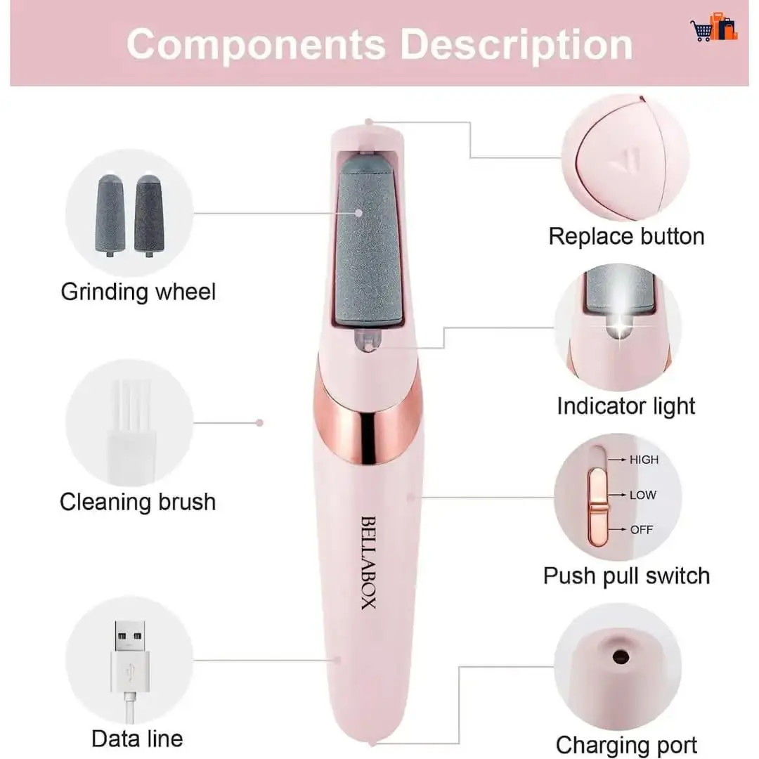 Electric Foot Exfoliator โ USB Rechargeable - Image 4