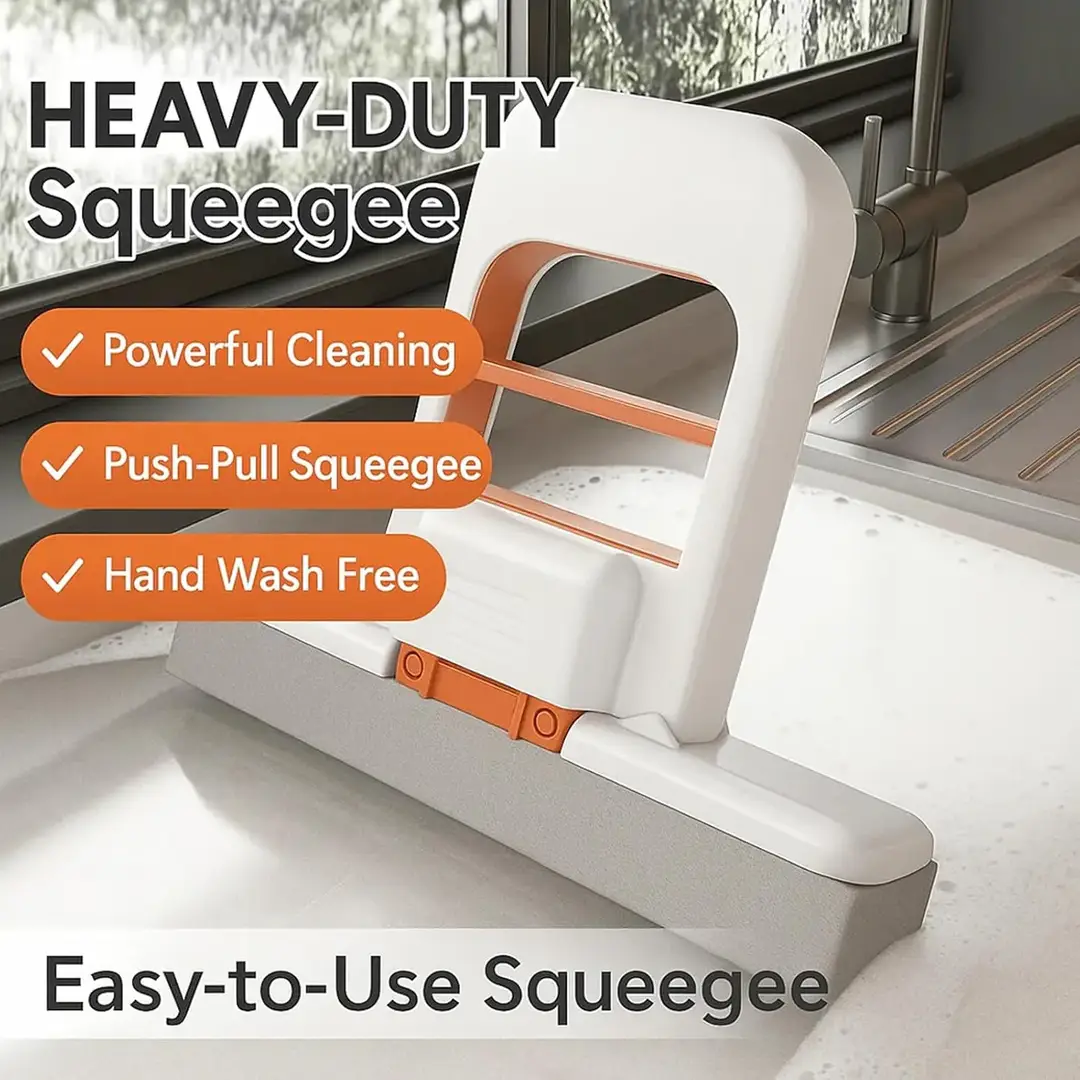 Mini Foldable Self-Squeeze Mop for Kitchen & Bathroom