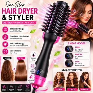 One-Step Hair Dryer & Styler Brush