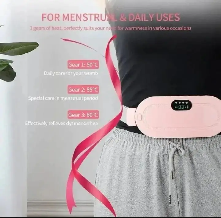 Period Cramp Relief Belt โ Electric Heating Pad with Massager - Image 3