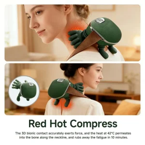 Portable Neck & Shoulder Massager with Heat